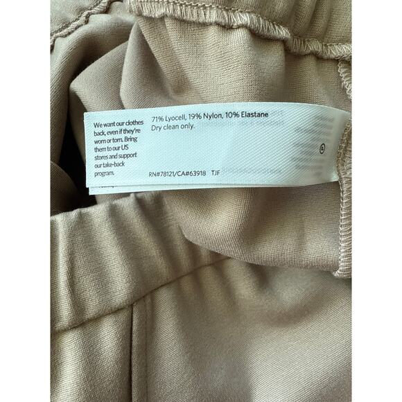 Eileen Fisher Plus Flex Tencel Ponte Slouchy Pant Beige Size 1X - Picture 8 of 10